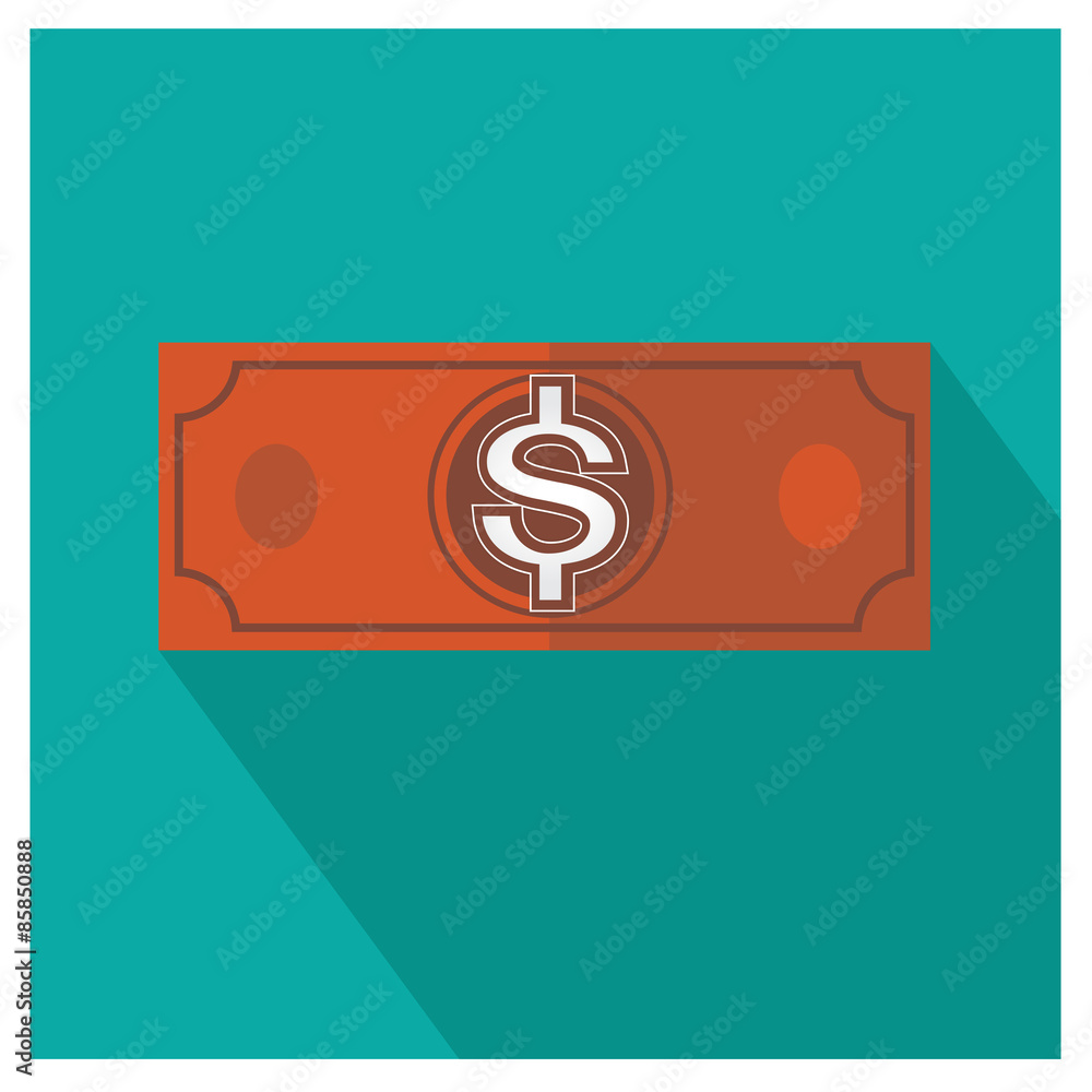 dollar brown vector money icon illustration business on blue dollar brown vector money icon illustration business on blue