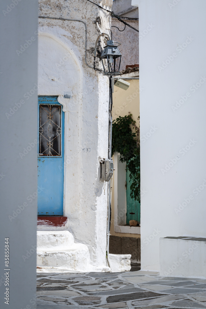 Lefkes village, Paros, Greece
