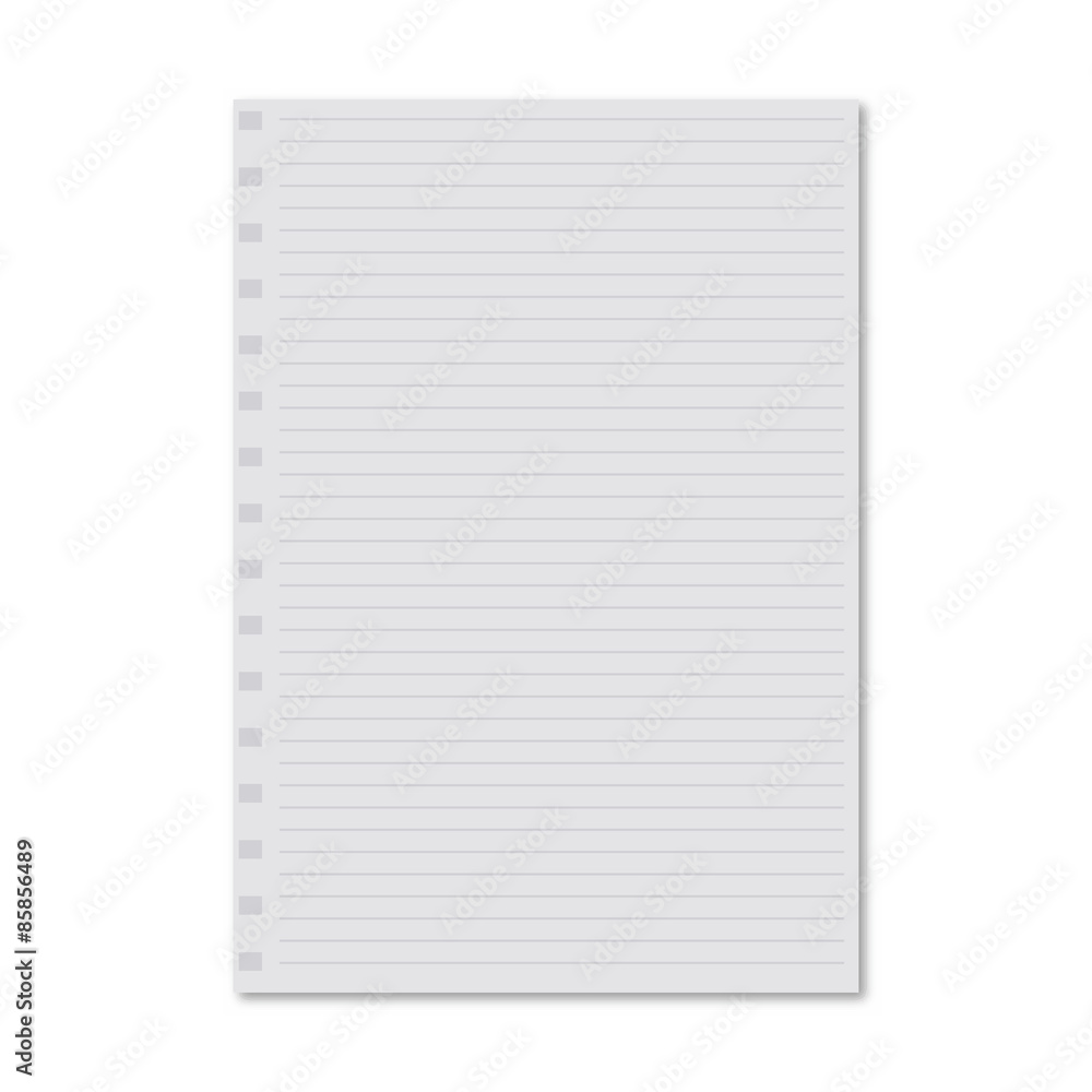 white notebook paper sheet white notebook paper sheet