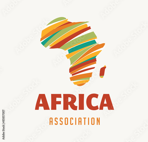 Africa map icon