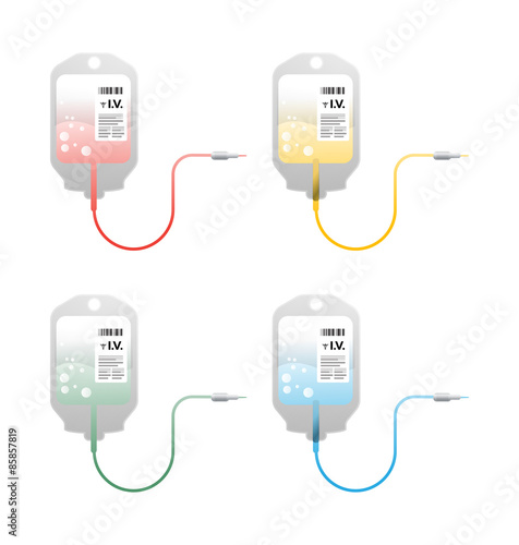 Sterile IV Bag - Illustration