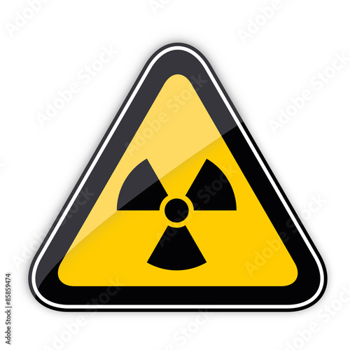 Panneau signalisation radioactif