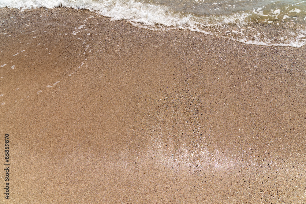 Sand Beach And Sea Waves Background Sand Beach And Sea Waves Background