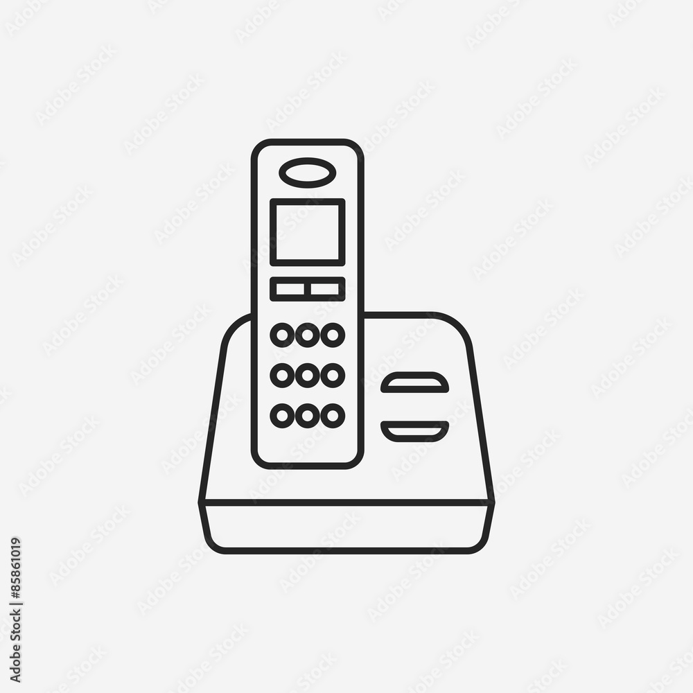 phone line icon phone line icon