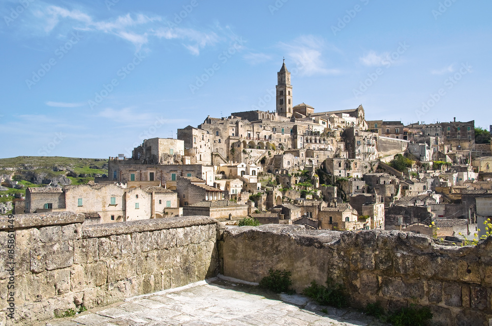 Fototapeta premium Panoramic view of Matera. Basilicata. Italy. 