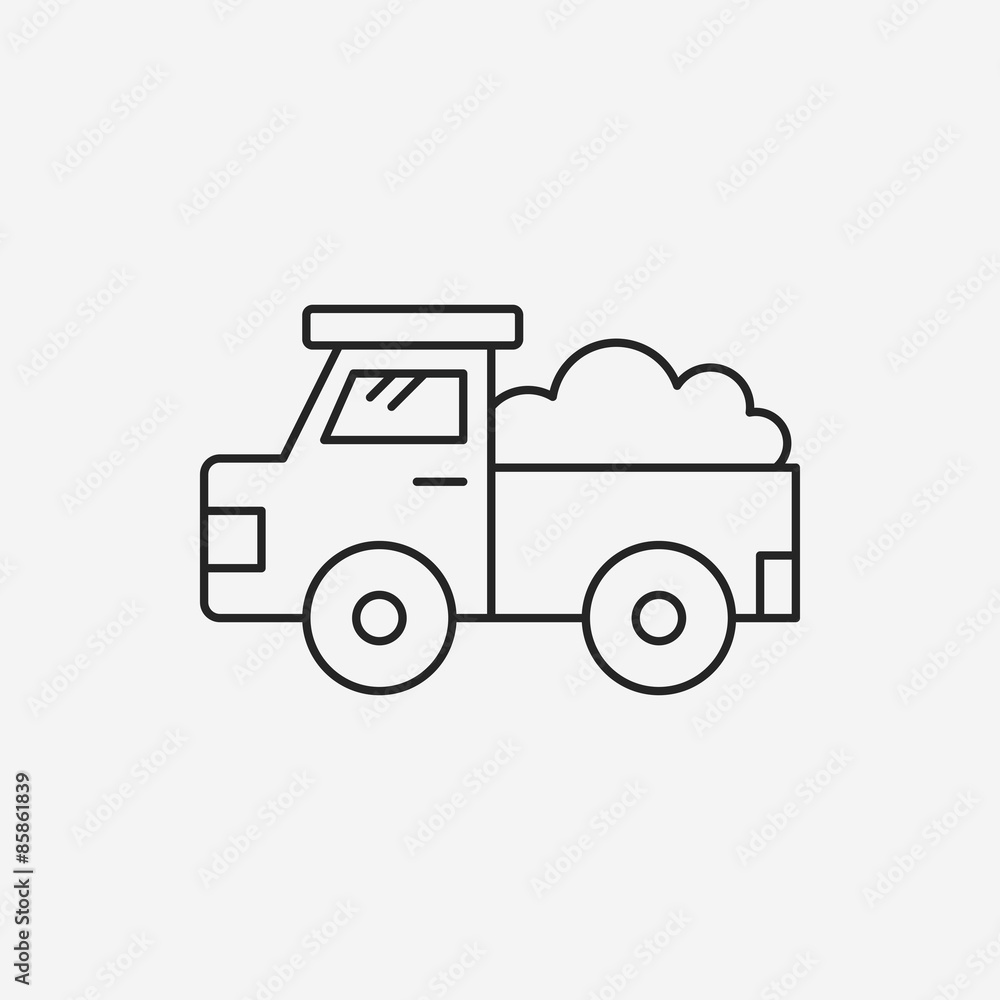 truck line icon