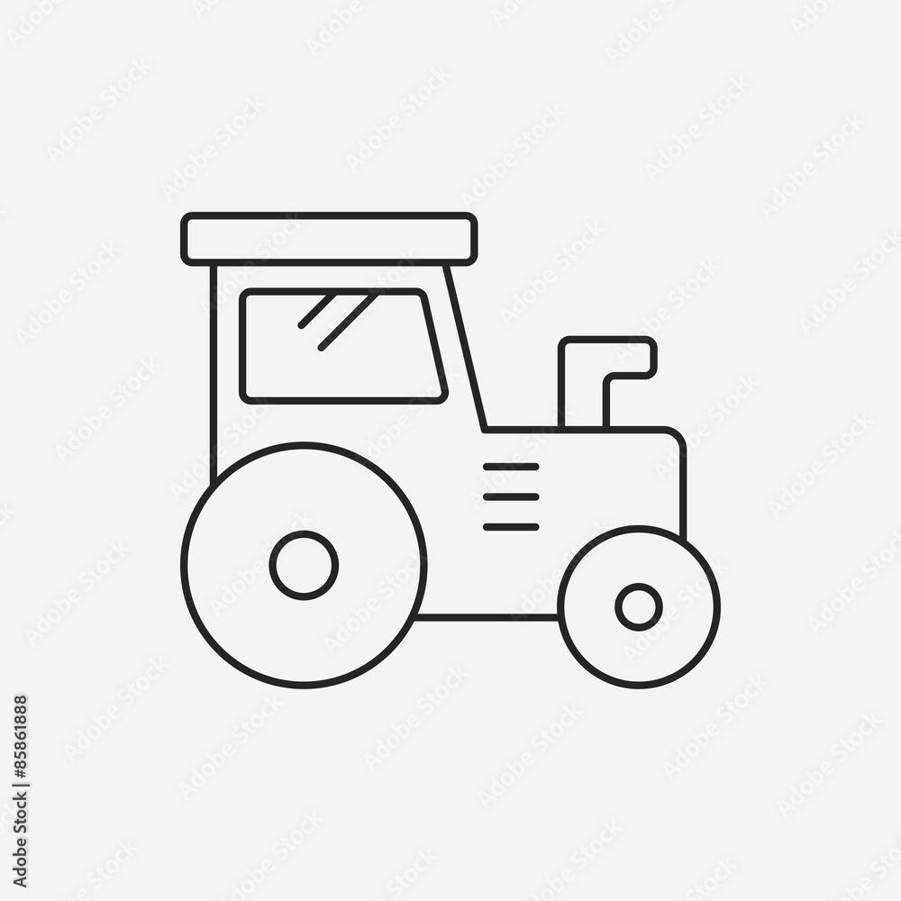 truck line icon truck line icon