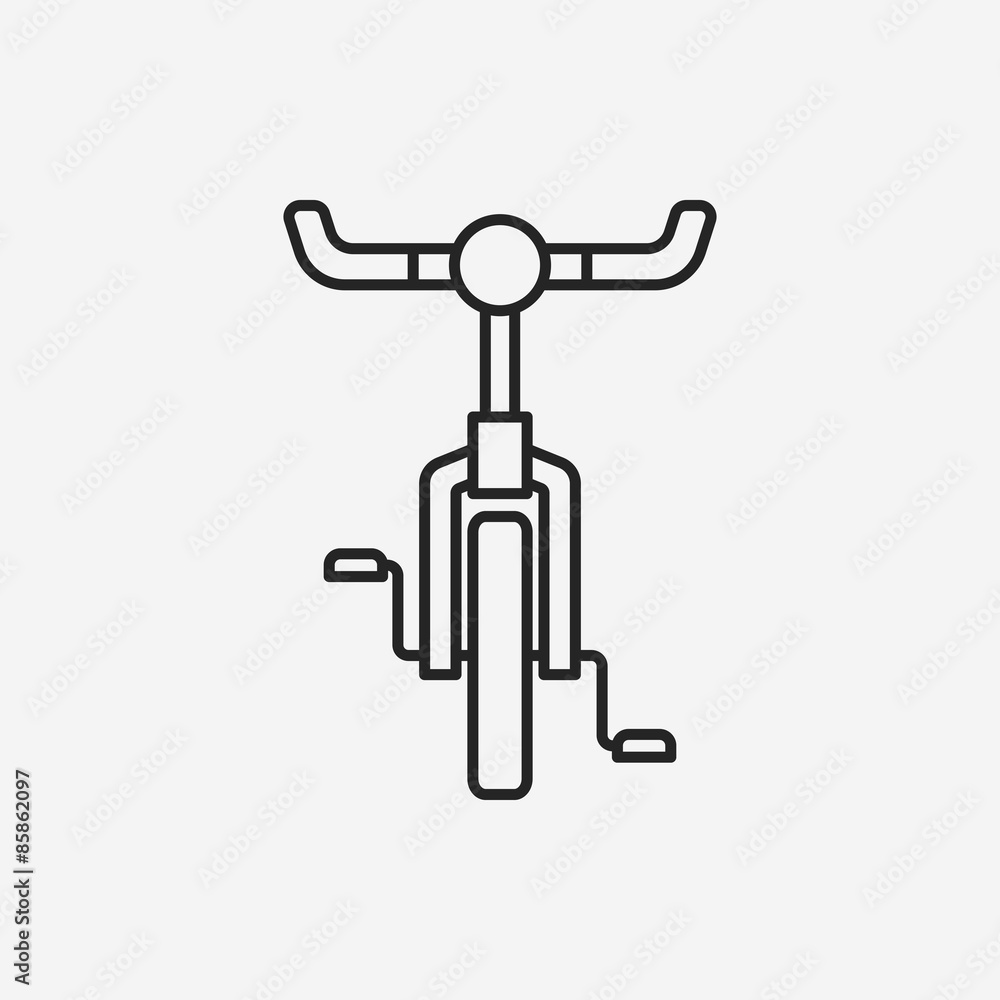 bicycle line icon bicycle line icon