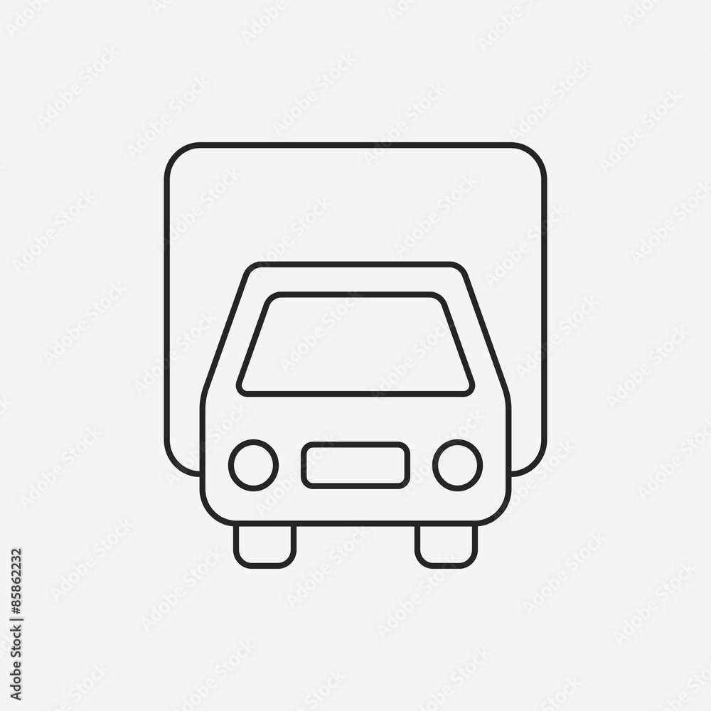 truck line icon