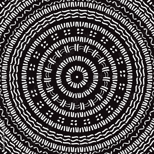 Hand drawn Circular pattern. Mandala.