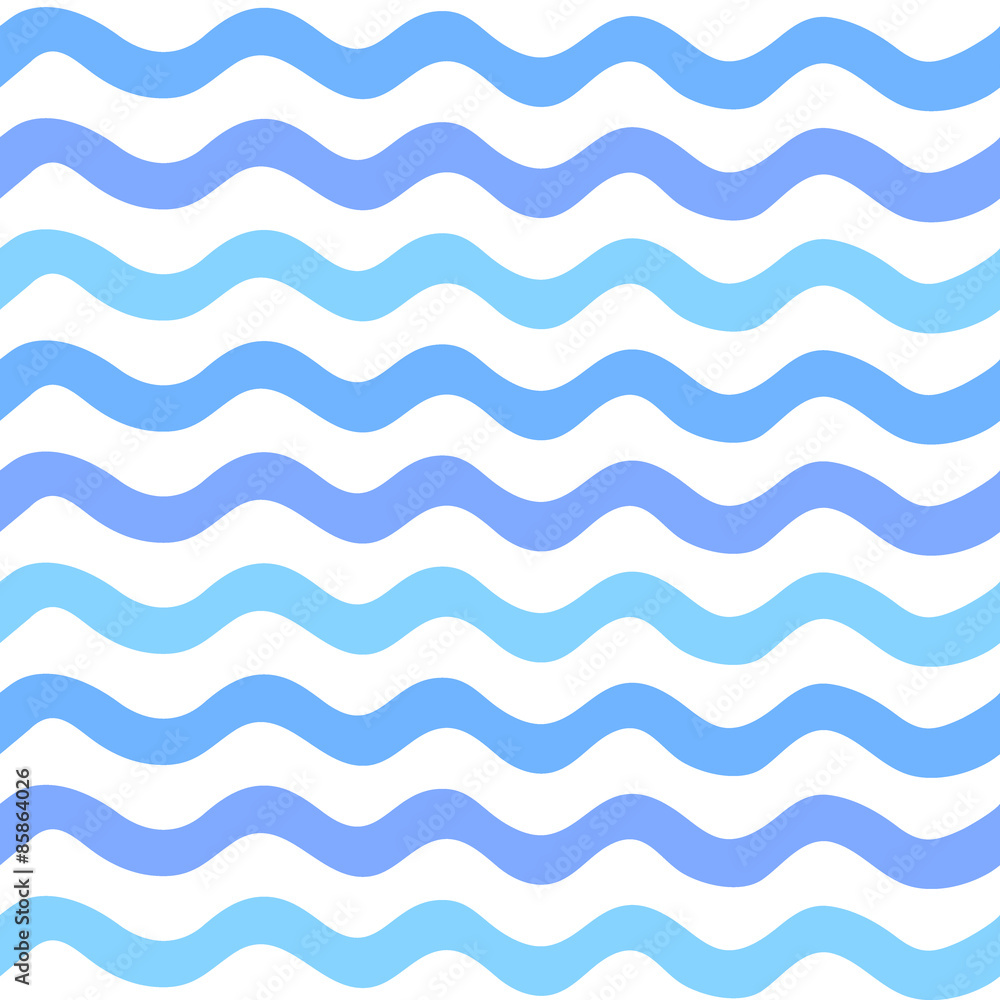 Abstract Seamless wave pattern painted by hand Abstract Seamless wave pattern painted by hand
