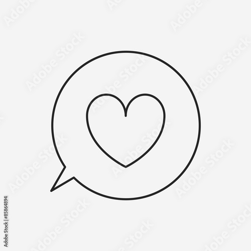 love message icon