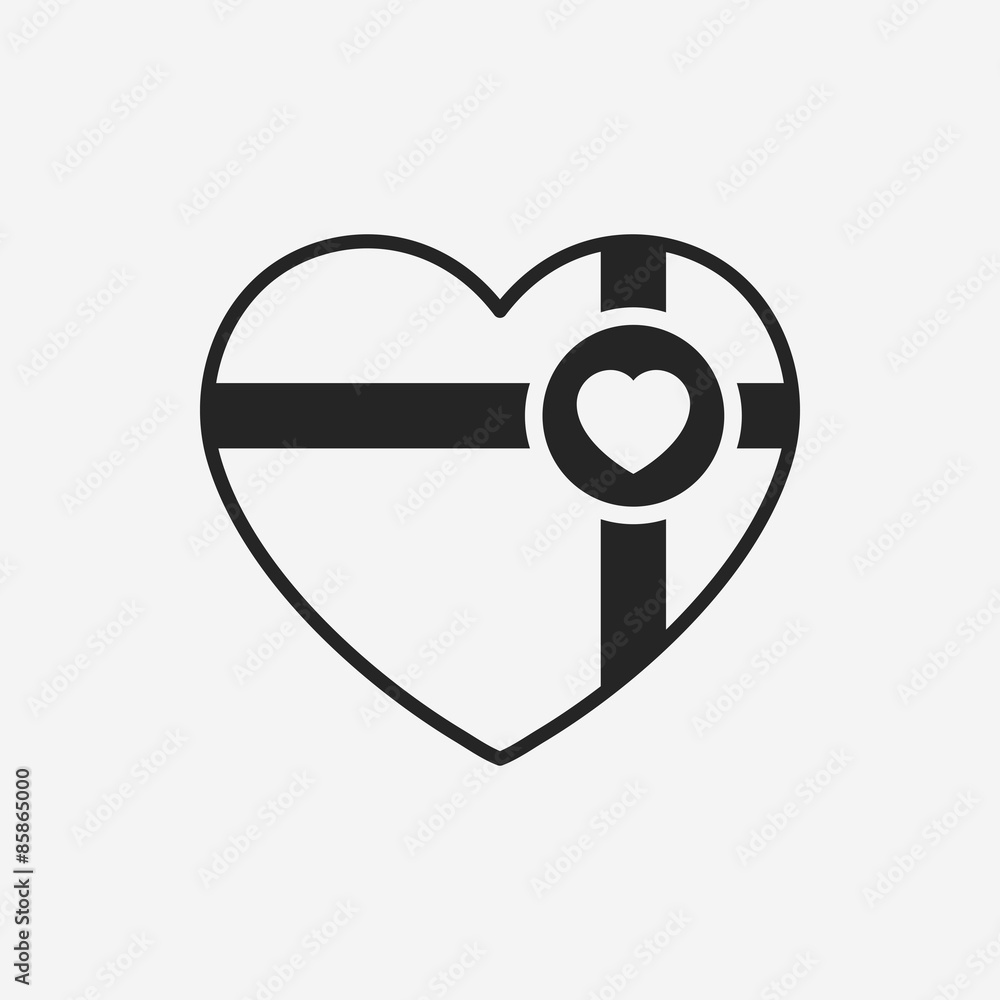 valentine's present icon valentine's present icon