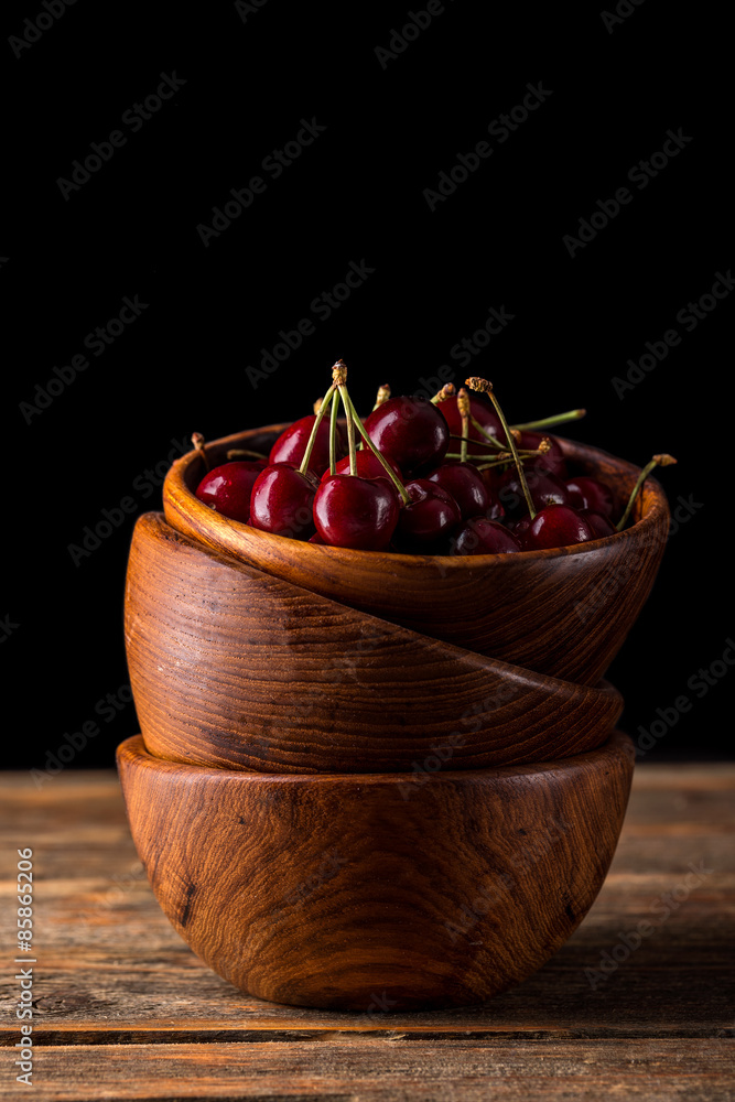 Fototapeta premium Ripe cherries