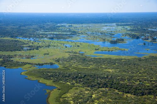 アマゾン河岸の湖