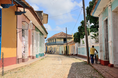 Photography Street of  Trinidad, Cuba