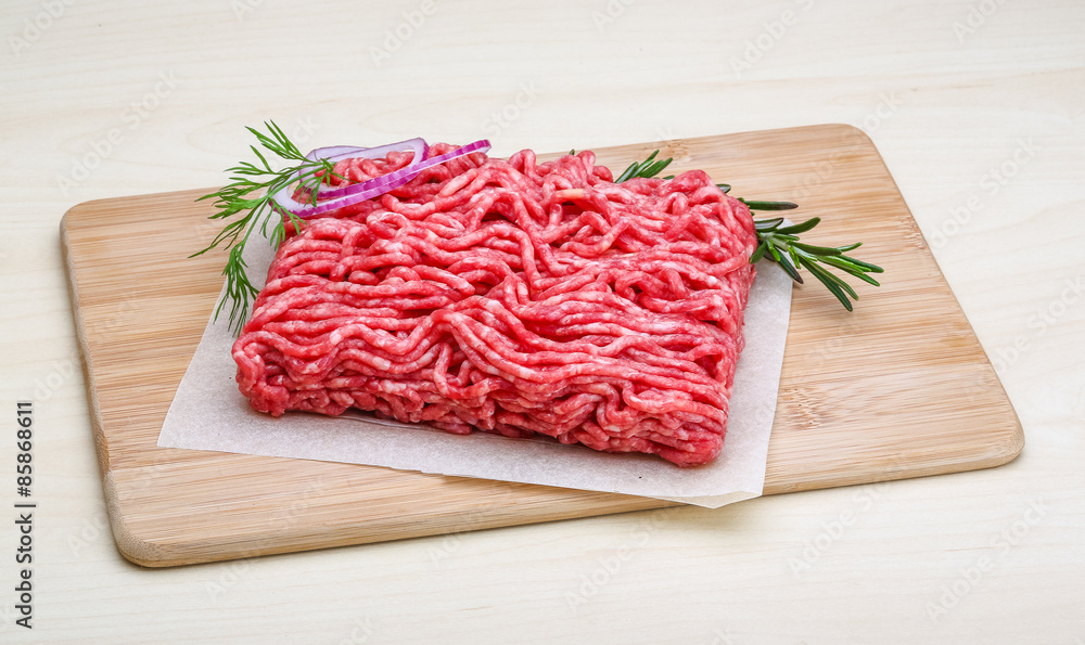 Raw beef minced meat Raw beef minced meat