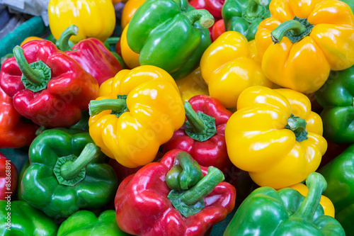 Stampa su tela Colorful sweet peppers