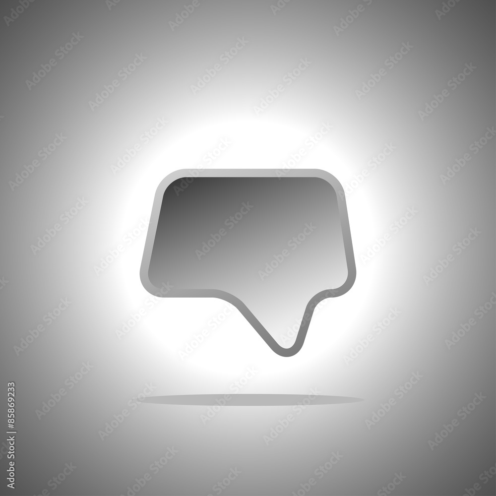Naklejka premium speech bubble