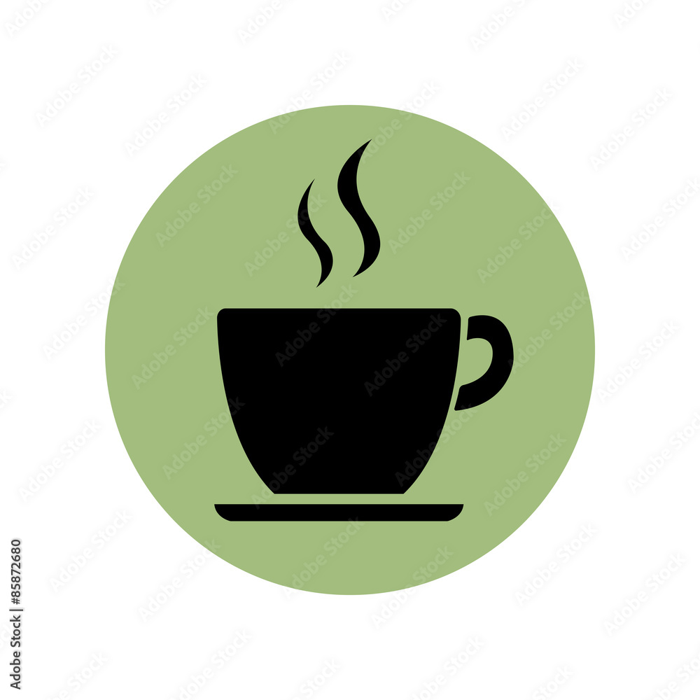 Illustration a cup of tea or coffee Illustration a cup of tea or coffee