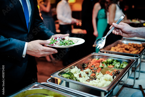 warme speisen buffet