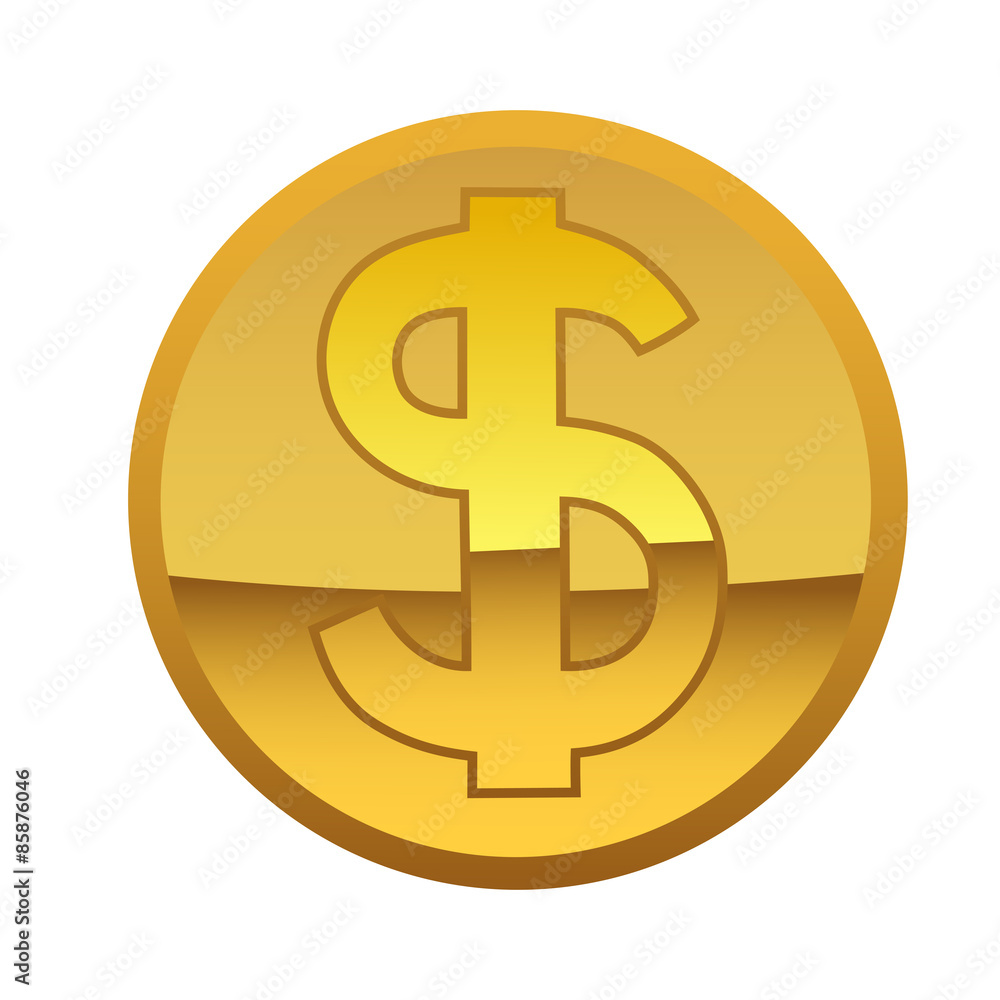 Dollar coin Dollar coin