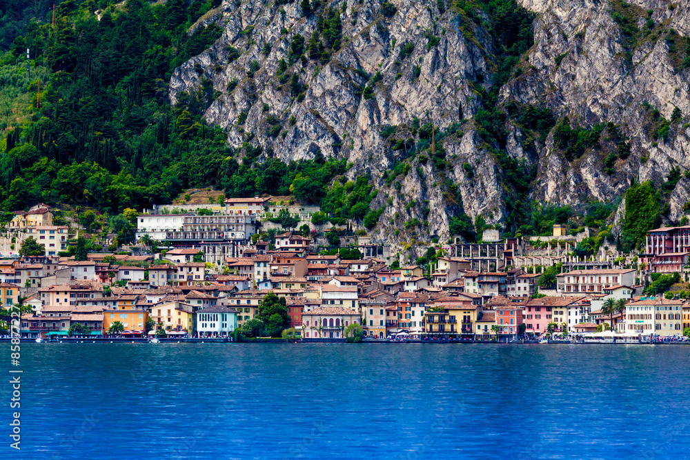 Lago di Garda. view of the lake Garda . North Italy.