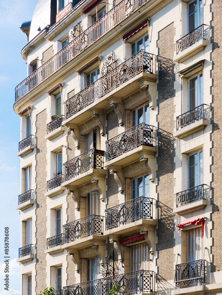 Pariser Häuserfassade