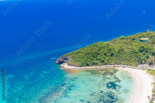 aerial view of Boracay island, Philippines