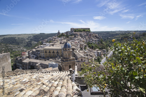 Veduta di Ragusa Ibla in Sicilia 