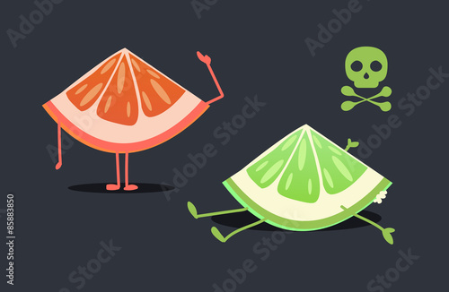 Grapefruit character: Rotten fruit
