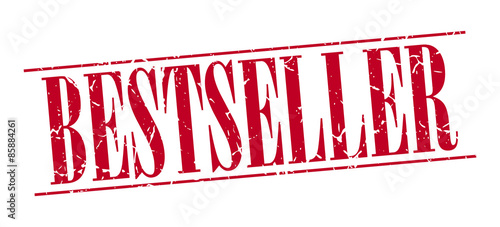 bestseller red grunge vintage stamp isolated on white background