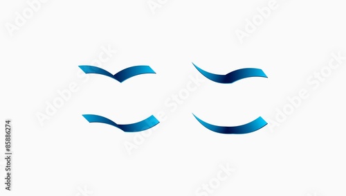 bird abstract logo