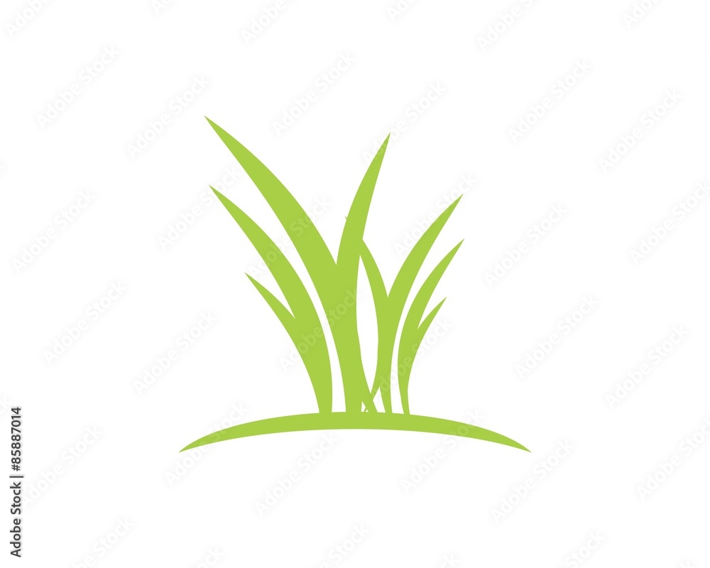 Grass / Lawn Logo Stock Vector | Adobe Stock