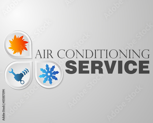 Symbol repair air conditioning
