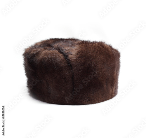 Mink fur hat