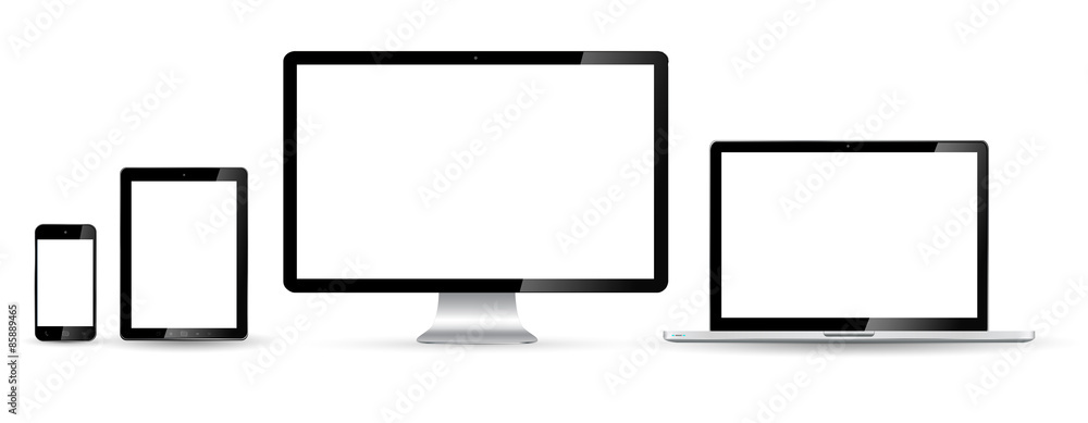 Modern digital tech device collection Modern digital tech device collection