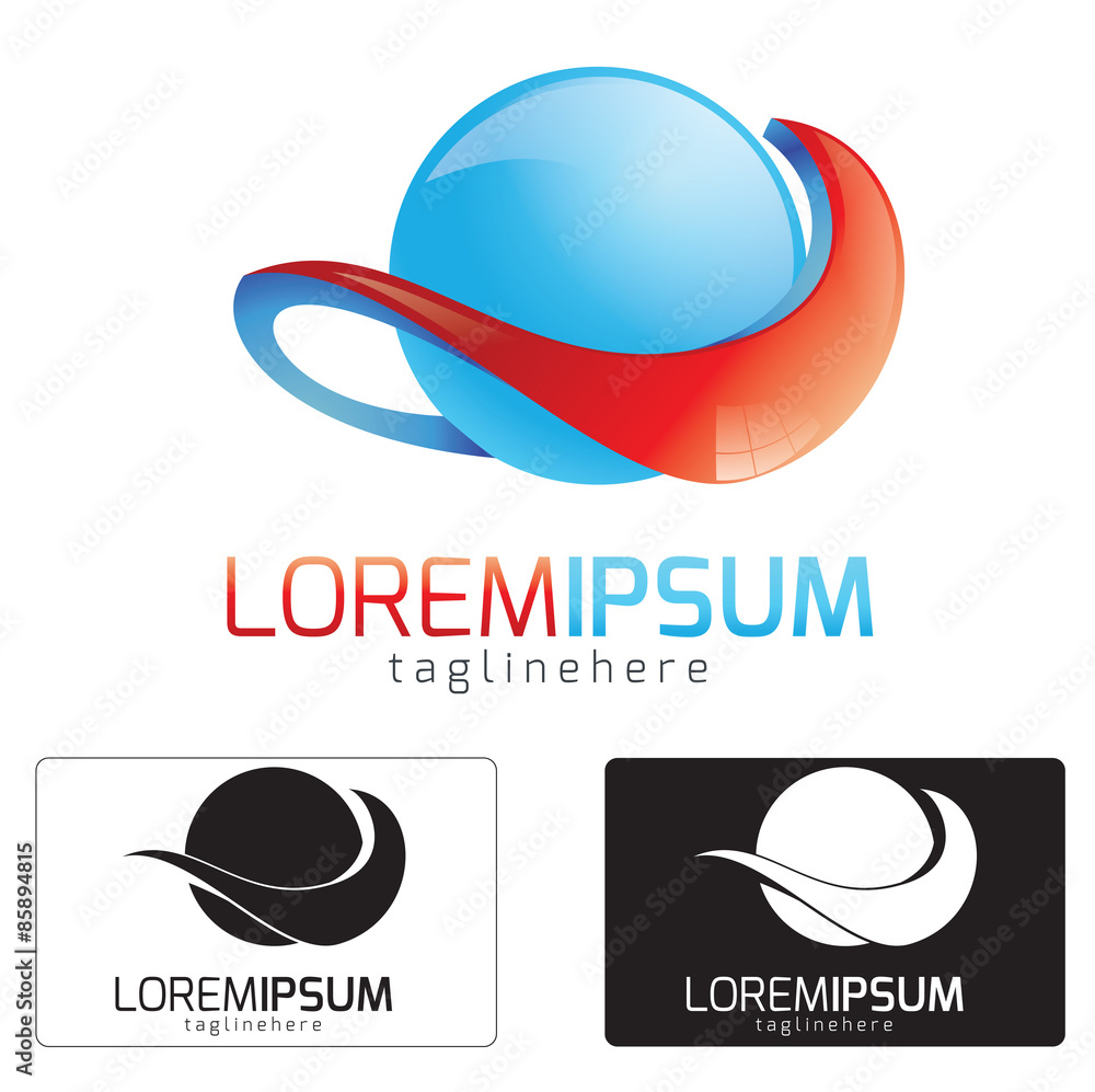 Fototapeta premium Creative media logo concept,symbol illustration icon.