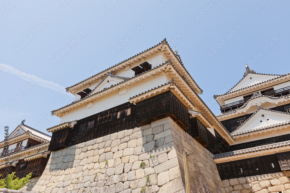 Minor donjon (shotenshu) of Matsuyama castle, Japan