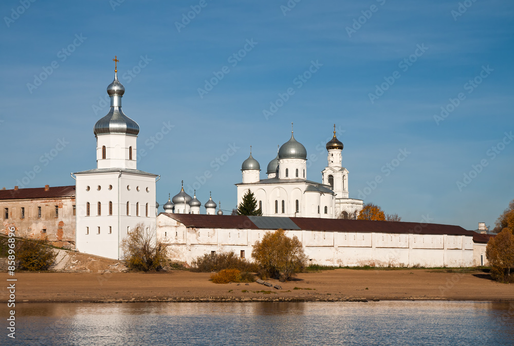 Yuriev monastery, Novgorod Veliky, Russia