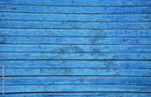 Blue wood. Picture can be used as a background