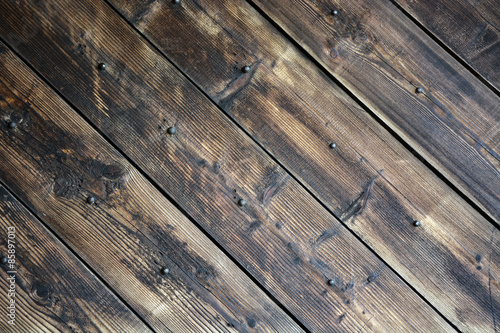 Old black rustic wood. Picture can be used as a background