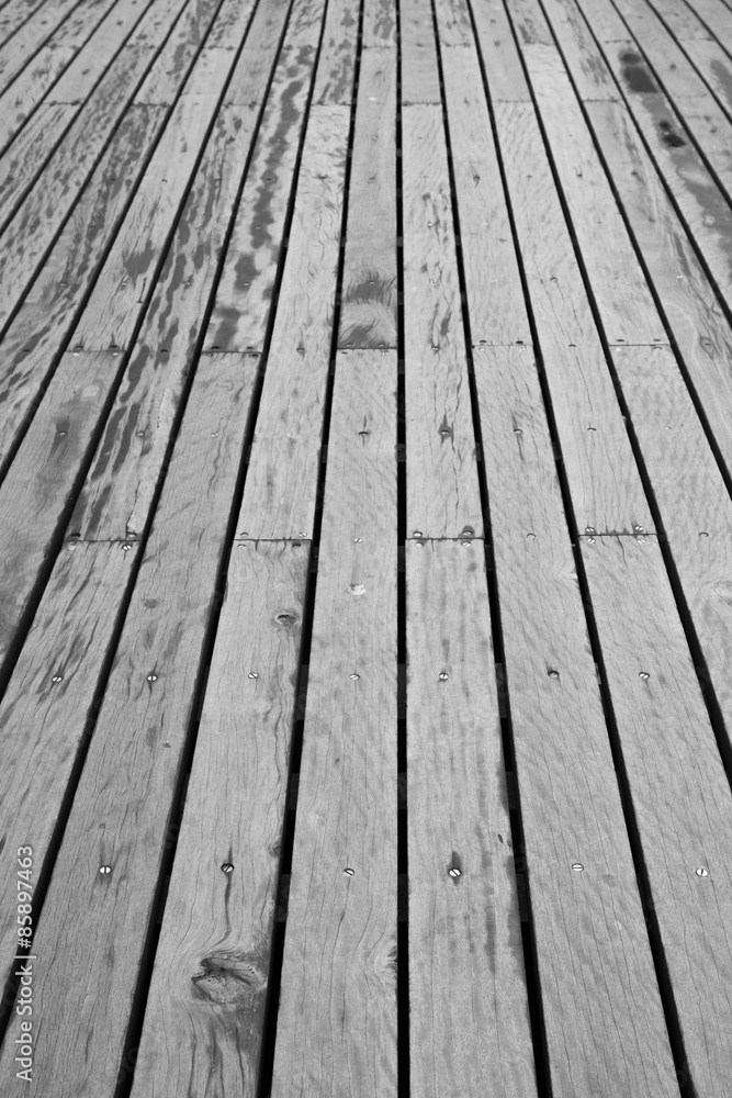 Planks of a bridge in close up Planks of a bridge in close up