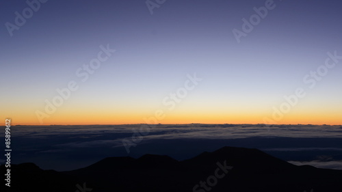 Wallpaper Mural  Time lapse footage with pan right motion of sunrise at Mauna Kea summit in Hawaii Torontodigital.ca