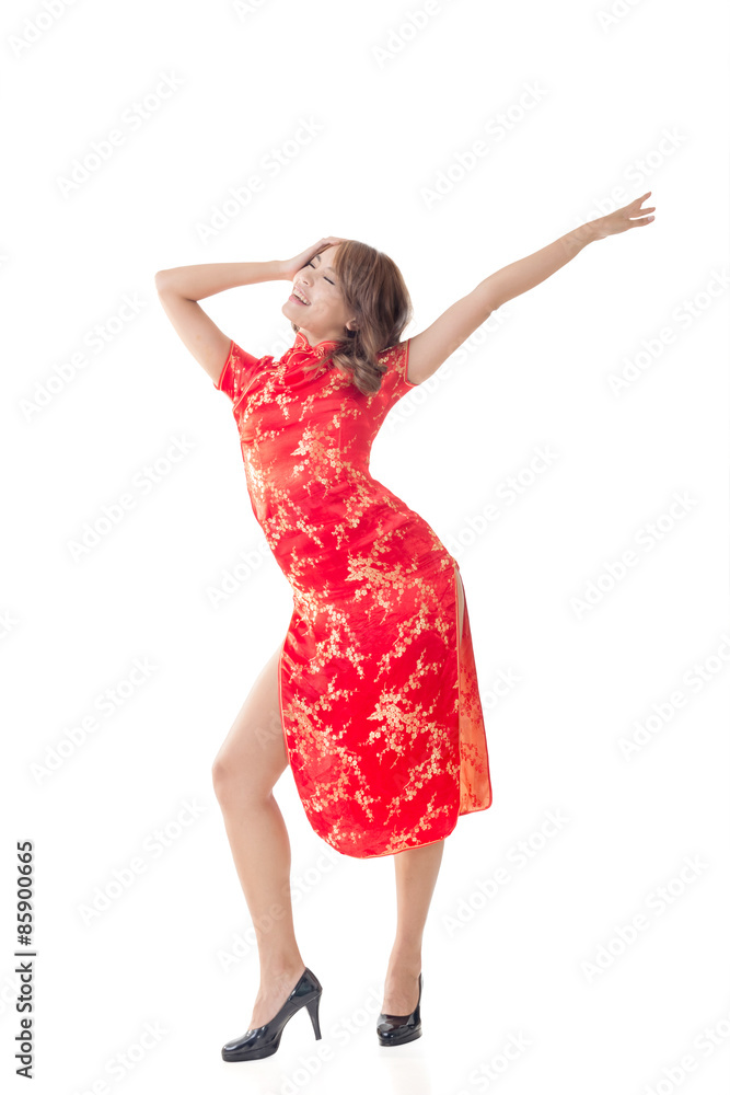 Chinese woman dress traditional cheongsam Chinese woman dress traditional cheongsam
