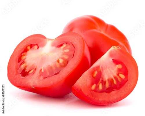 Tomato vegetable isolated on white background cutout