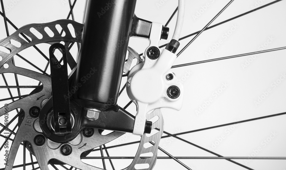 Fototapeta premium Disk brake of the bicycle