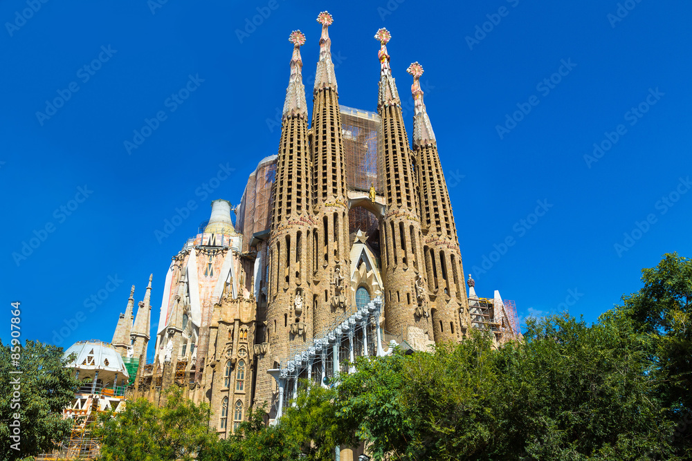 Fototapeta premium Sagrada Familia in Barcelona
