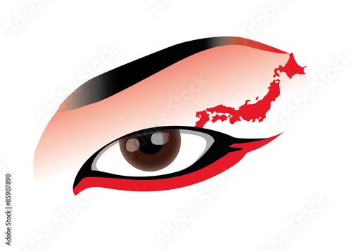 ojo geisha japon