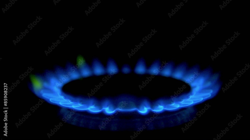 gas burning from a kitchen gas stove in slow motion. High speed 240fps. gas burning from a kitchen gas stove in slow motion. High speed 240fps.